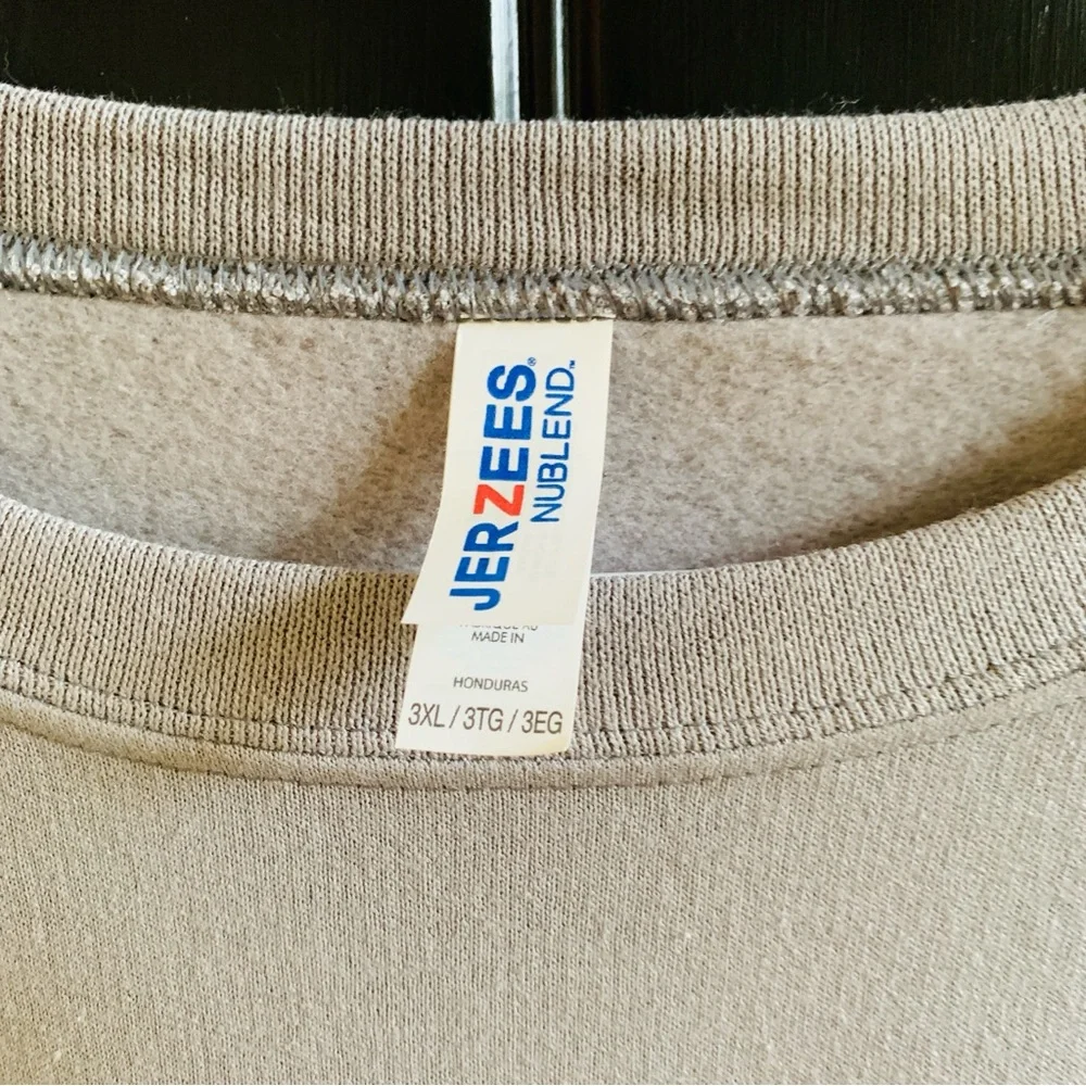 Jerzees 'Spooky is my Aesthetic' Oversized Crewneck Sweatshirt | 2XL | NWOT - Picture 4 of 4